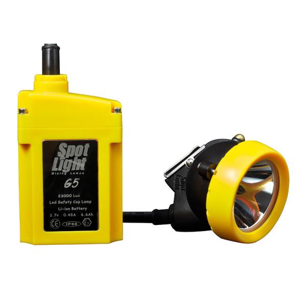 Buy LED Miner Head Lamp 20000lux IP68 Rechargeable Mining Light at wholesale prices