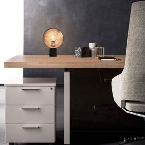 China Hardware Plating And Paint Nordic Modern Bedside Table Lamp D22CM X H30CM on sale