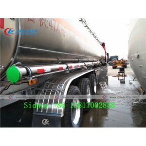 LHD RHD Tri Axle 47cbm Aluminum Alloy Diesel Tank Truck