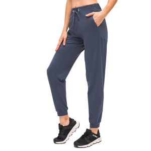 China Womens Stretch Workout Pocket Yoga Pants Straight Beam Foot on sale