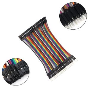 40Pin 1.27mm Pitch Copper Conductors OEM ODM Cable for UL2651 Flat Rainbow