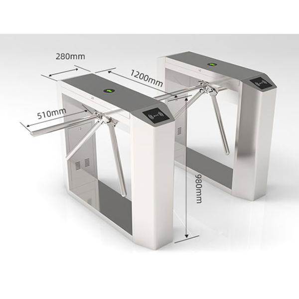 Tripod Turnstile Barrier Gate Compact Fast Operating For Internal Or External Use