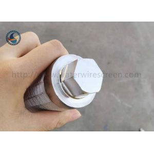 Anti Alkali Wire Wrapped Water Pipe Screen Stainless Steel