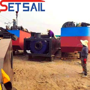 Diesel Power Type 10inch Water Flow 1500m3 Cutter Suction Dredger for River