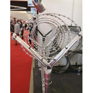 Quality BTO-22 Galvanized Military Concertina Stainless Steel Razor Wire for sale