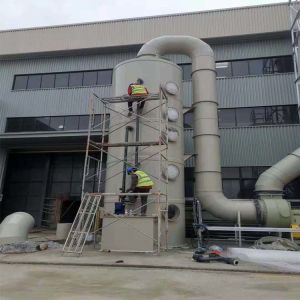 The Air Wet Scrubber for Pump Out Pipe Diameter 40mm and Air Flow 9821-15773 m3