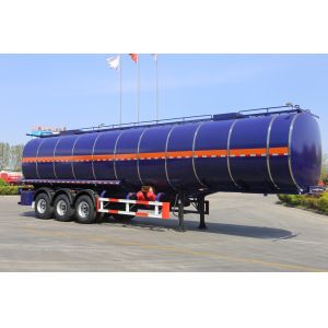 Steel Anti-Corrosion Lining Transport Truck Anton Oil Tank Semi-Trailer for Oil