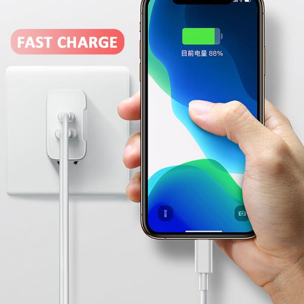 White USB Charging Cable 1M / 2M High Speed Data Transfer Cable