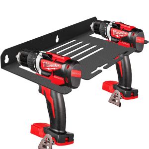 Cordless Drill Tool Holder for Power Tool Organization in Garage or Shed