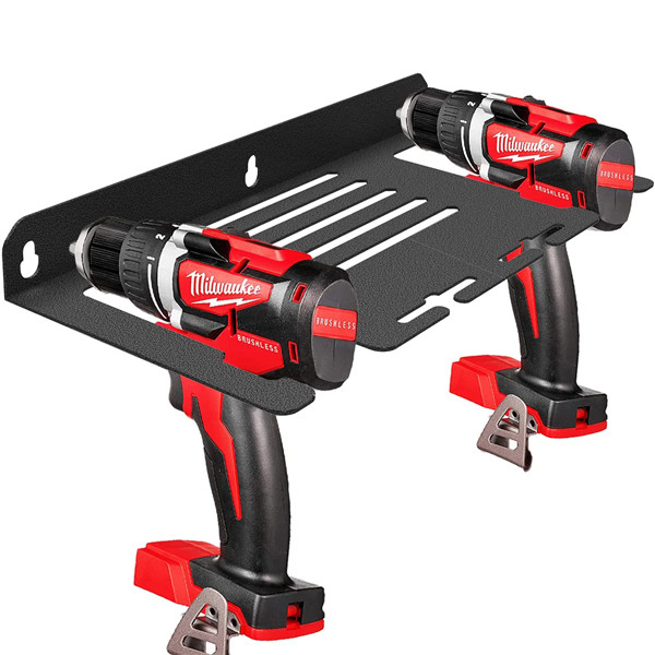 Cordless Drill Tool Holder for Power Tool Organization in Garage or Shed