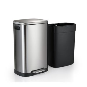 Quality 410 Stainless Steel 13 Gallon Trash Can Customized Colour for sale