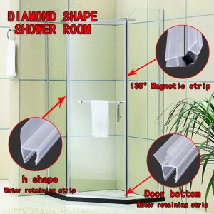 10mm Bathroom Shower Door Seal Strip