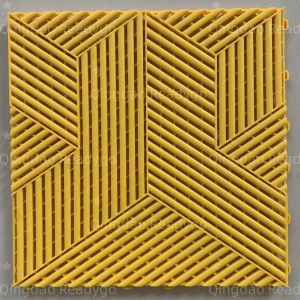 Eco-friendly interlocking plastic pvc garge floor tiles Hollow drainage floor