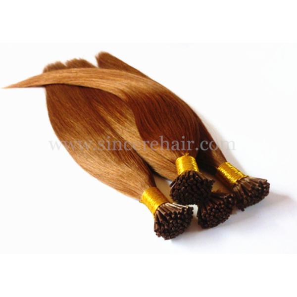 SHE - SINCERE HAIR EXTENSIONS - 18" brown pre bonded I tip hair extensions wholesale prices for sale