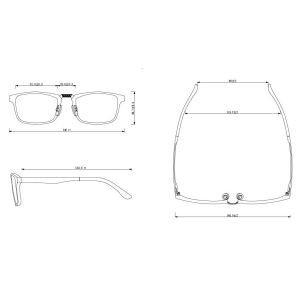 Far Infrared Emmision Anti Blue Light Eyeglass