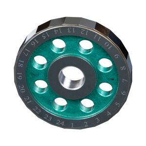 24 Sided Prism for Optical Experiments with 0.3 Arcsecond Accuracy