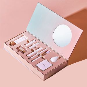 Cardboard Paper Cosmetics Skincare Packaging Box Eco Friendly