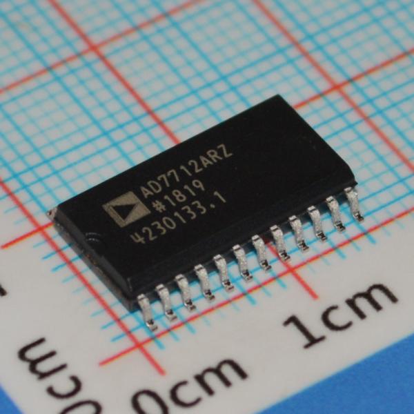 Buy AD7712ARZ 24-bit Σ-Δ ADC 500Hz Output Rate Low Noise 1.5μV SPI Interface ±5V Supply -40°C to 85°C Advanced Technology Design at wholesale prices