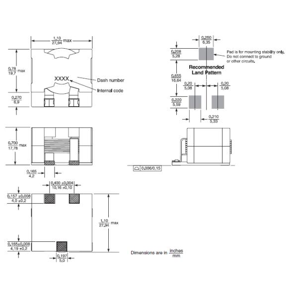 SER3018H-332KE Shielded Power Inductors current handling up to 93.6 Amps