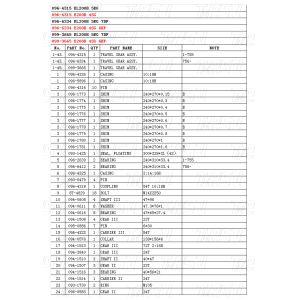 096-4315 096-6334 099-3665 E200B Excavator Travel Drive Catalog Motor Parts for