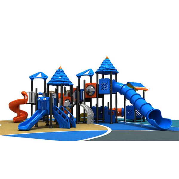 Buy Customized Outdoor Entertainment Playground Slide For Kids Play Plastic For Disabled Children at wholesale prices