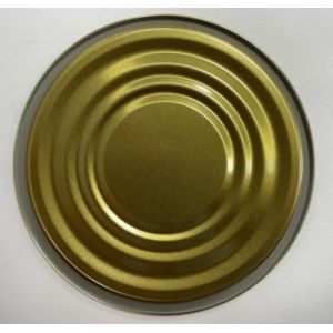 Round Tinplate Lid Antirust Tomato Can Bottom 300D 73mm
