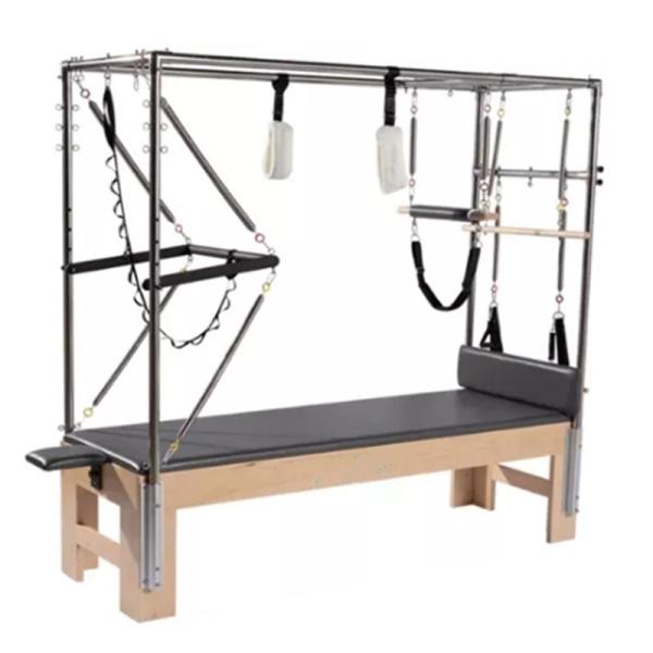 Buy Factory direct maple cadillac pilates reformer with super fiber leather at wholesale prices