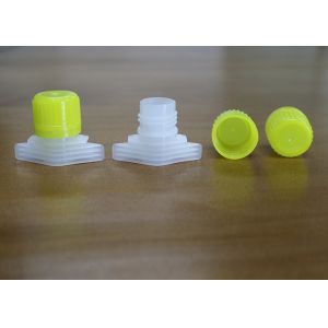 18mm Outer Dia Plastic Spout Caps For Laundry Detergent Pouch Packaging