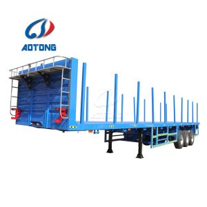 40ft Flatbed/Skeleton Container Semi Trailer Customizable for Customer