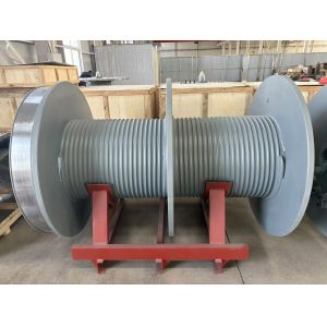 Quality Grooved Drum For Tower Crane Hoist Winches or For Crane Lifting for sale