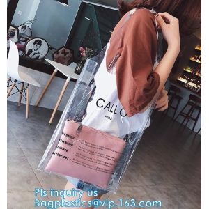 Clear Beach Bags, Transparent PVC Toiletry , pvc shopping bag, Manufacturers pvc