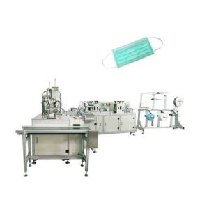 Quality High Stability 3 Ply Folded Disposable Face Mask Machine for sale