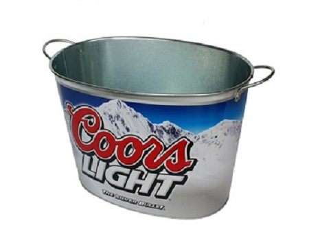 DADI Large Capacity Beverage Cooler Tub Customized Beer Tub Cooler Tinplate Metal Ice Bucket