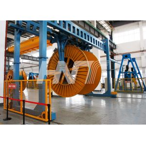 Dia φ7 - 160mm Traversing Wire Take Up Machine 30000KG Loading Coiler Spooler