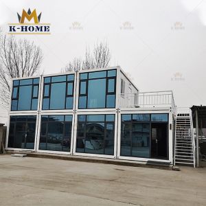 Modular 20 Foot Construction Site Container Office 2 Bedrooms