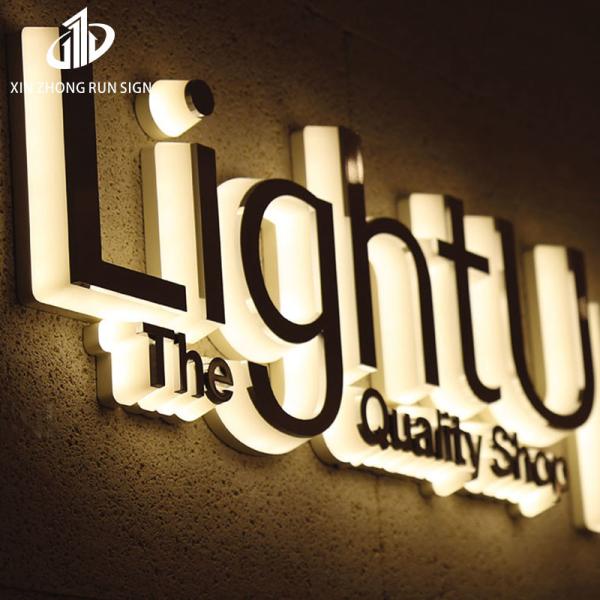 Buy outdoor hanging signage letters acrylic letter sign board led backlit sign at wholesale prices