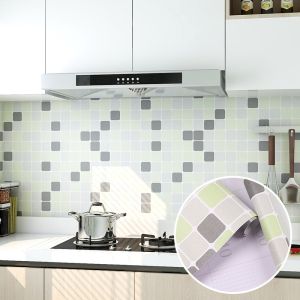 Vinyl Wallpapers Kitchen Brick PVC Wallpaper Bedroom Wall paper Oil proof 3D