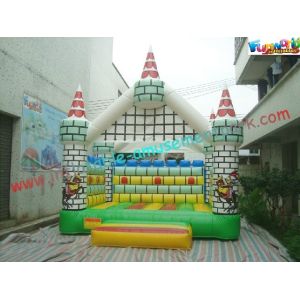 CE / EN14960 Hiring Bouncy Castles Beautiful Printing Inflatable Jumper