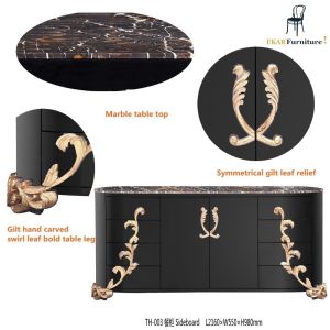 New arrival Dining Room Furniture Solid Wood Sideboard TH-003