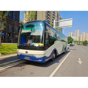 China Second Hand Coach Leaf Spring 55 Seats Weichai Engine 2013 Year LHD/RHD Two Door on sale