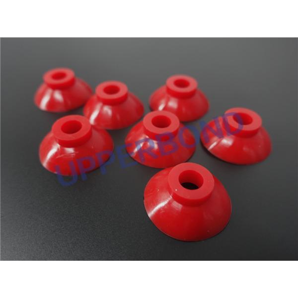 Packing Machine Spare Parts Red Color Non Toxic Rubber Suction Bowl