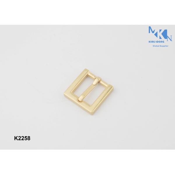 Buy Multi - Purpose 12mm Metal Shoe Strap Buckles Polished Hanging Plating at wholesale prices