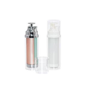 Multifunctional Skin Care Acrylic Packaging Bottle For Holding Three Liquid 15ml