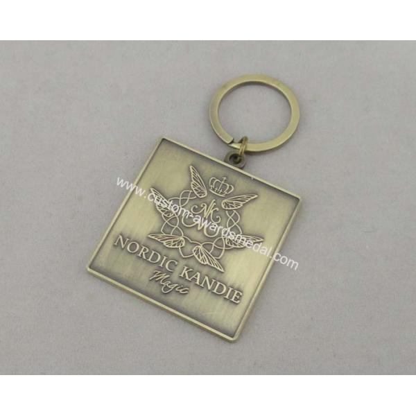 Nordic Kandie Promotional Keychain By Zinc Alloy With Antique Gold Plating