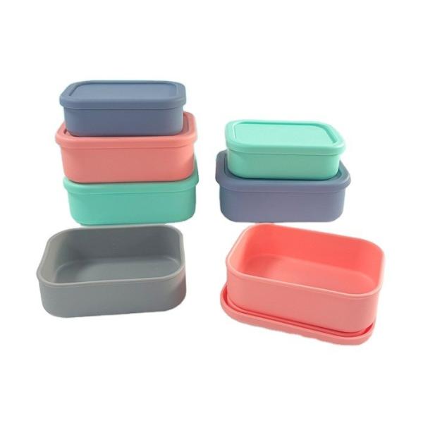 Freshness Preservation BPA Free Silicone Sealed Storage Box for Kids Silicone