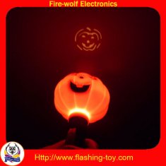 Quality flashing halloween gift,halloween pumkin stick for sale