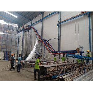 Vertical extrusion Aluminium Profile Powder Coating Production Line