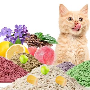 Hypoallergenic Lavender Scent Eco Clean Tofu Cat Litter Granules