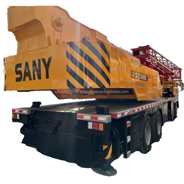 Excellent Performance SANY STC500S Used Crane with 50000 kg Weight and Good
