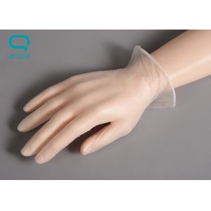 China Latex Free Disposable Vinyl PVC Cleanroom Gloves With Chemical Resistance on sale